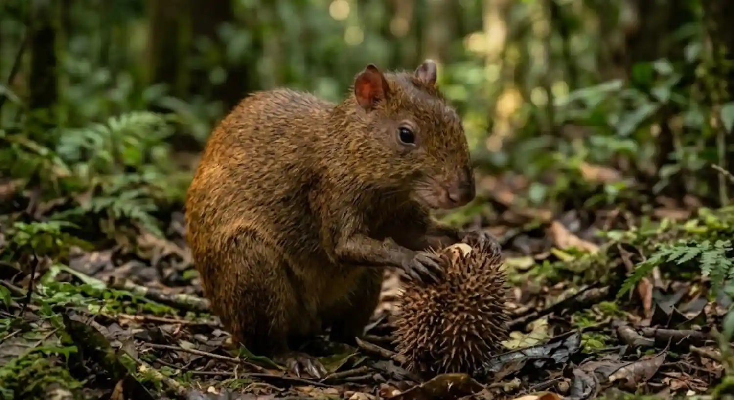 The Forgetful Agouti That Plants the Amazon's Giant Nut Trees