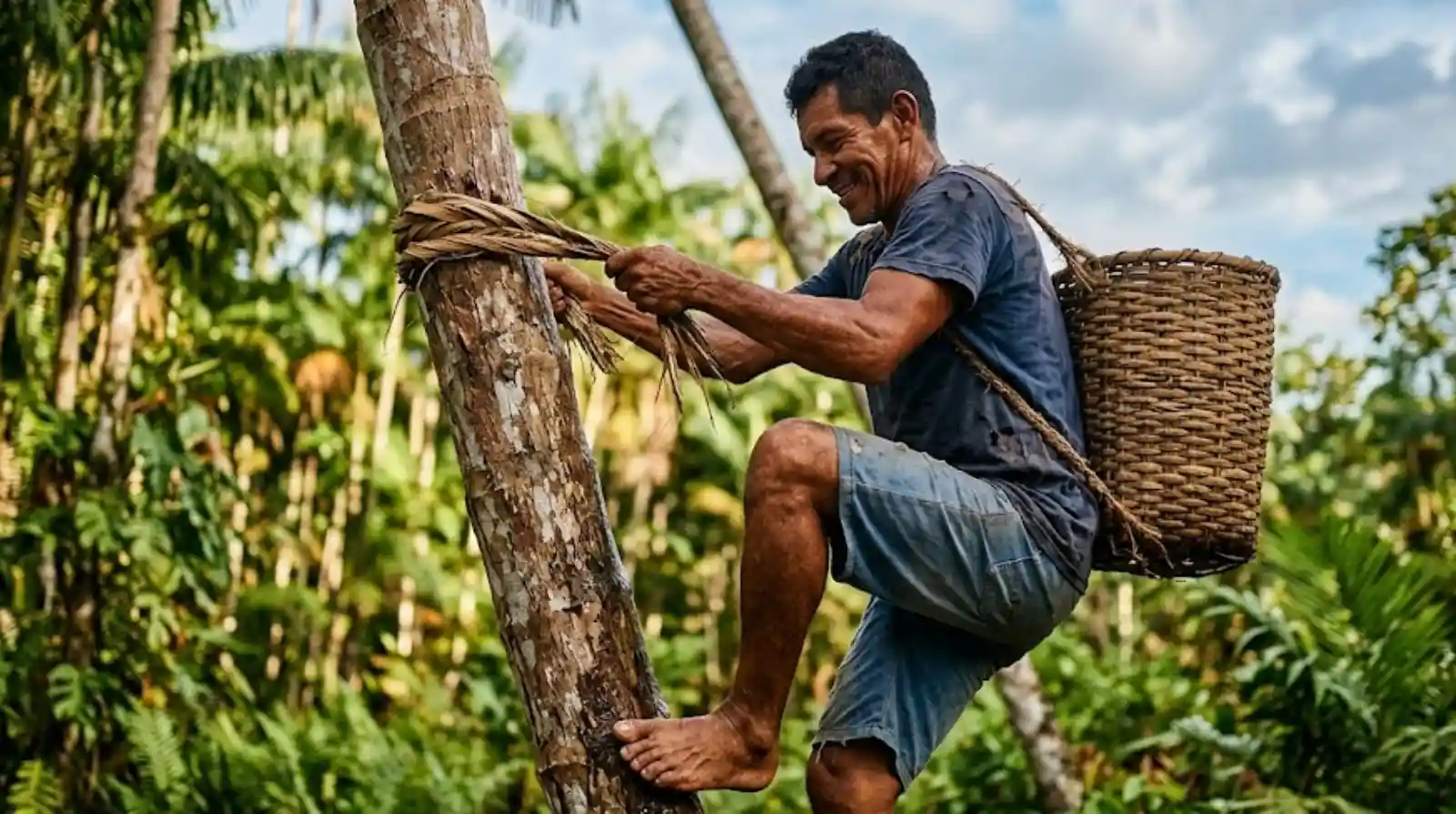 Peconheiros: the 20 metre climb behind every açaí harvest