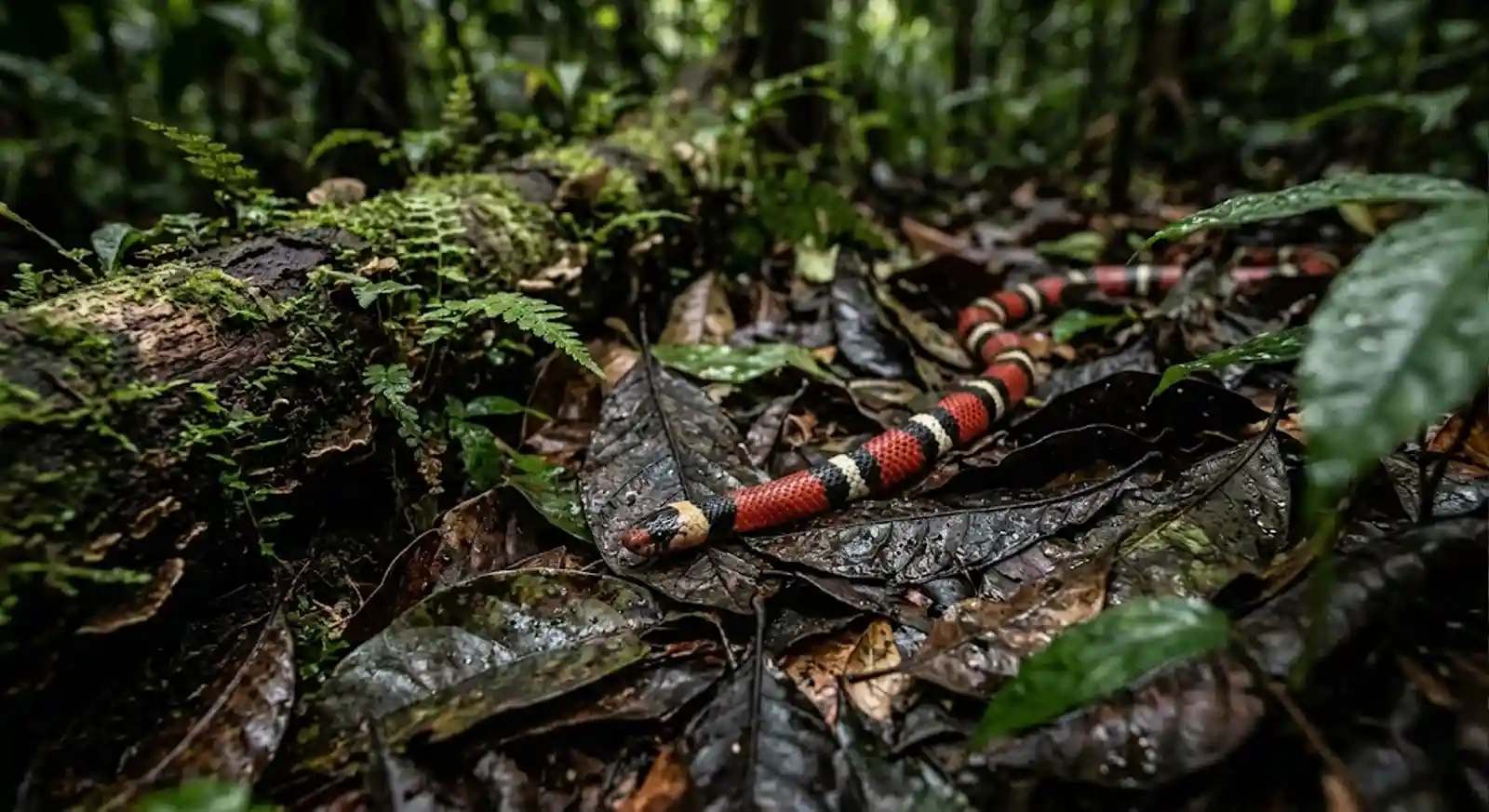 O segredo para identificar a cobra coral venenosa na Amazonia